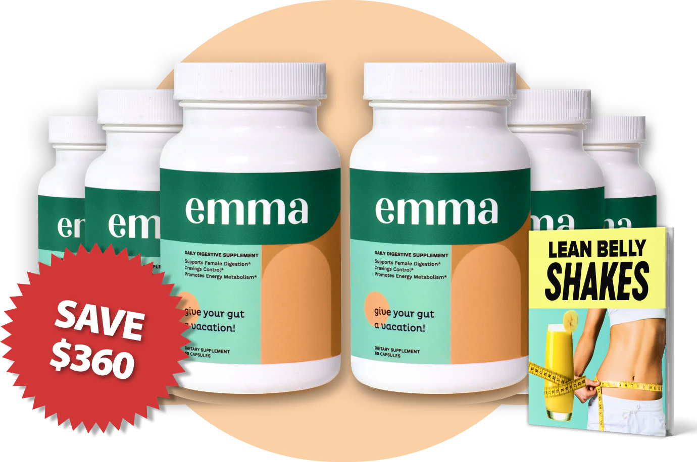 Emma Relief GUT SUPERHERO – 6 Bottle Pack Best Value