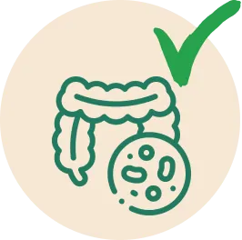 Emma Relief gut support certified badge