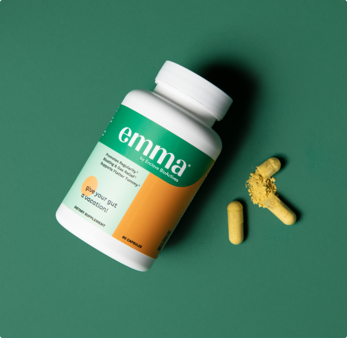 Emma Relief supplement capsules for gut health